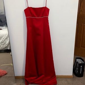 Formal red long dress